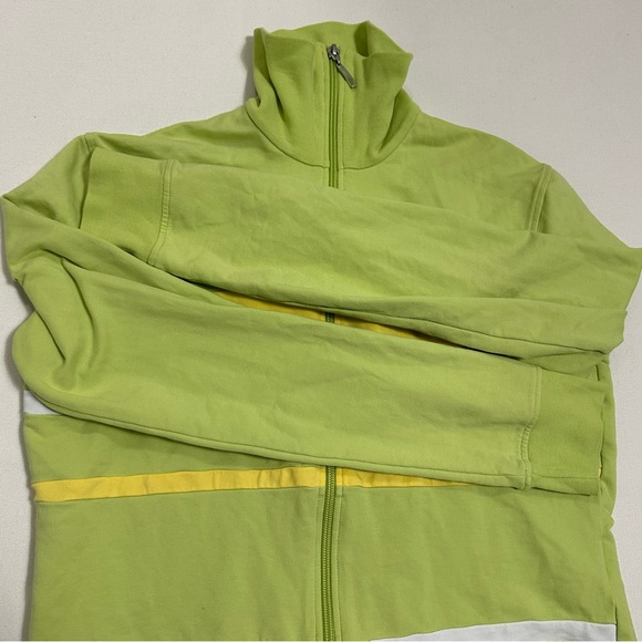 ESCADA SPORT Green Matching Set Zip-Up Track Jacket & Tank Top Size Medium - Picture 7 of 16